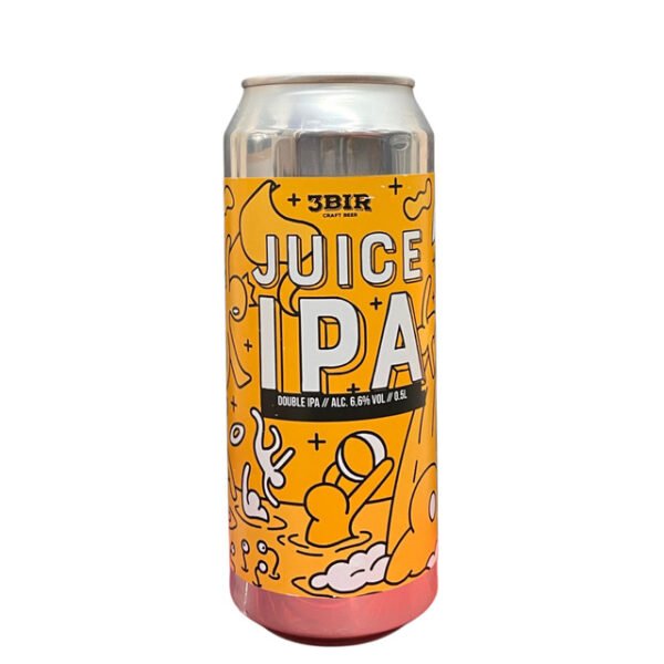 Pivo 3bir JUICE IPA (Double IPA) 7.3% alc.