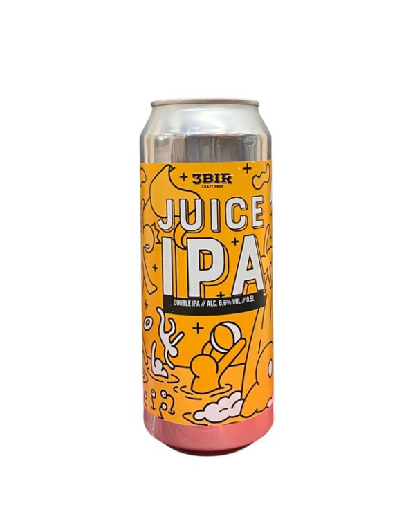 Pivo 3bir JUICE IPA (Double IPA) 7.3% alc.