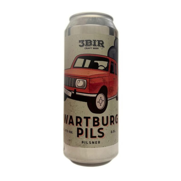 Pivo 3bir WARTBURG (German Pils) 4.1% alc.