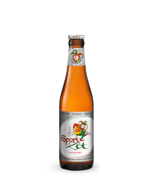 Pivo 0.4% alc. Brugse Zot SPORTZOT. Bezalkoholno belgijsko svetlo pivo