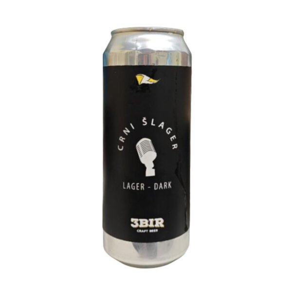 Pivo 3bir CRNI SLAGER (dark lager) 4.9% alc.