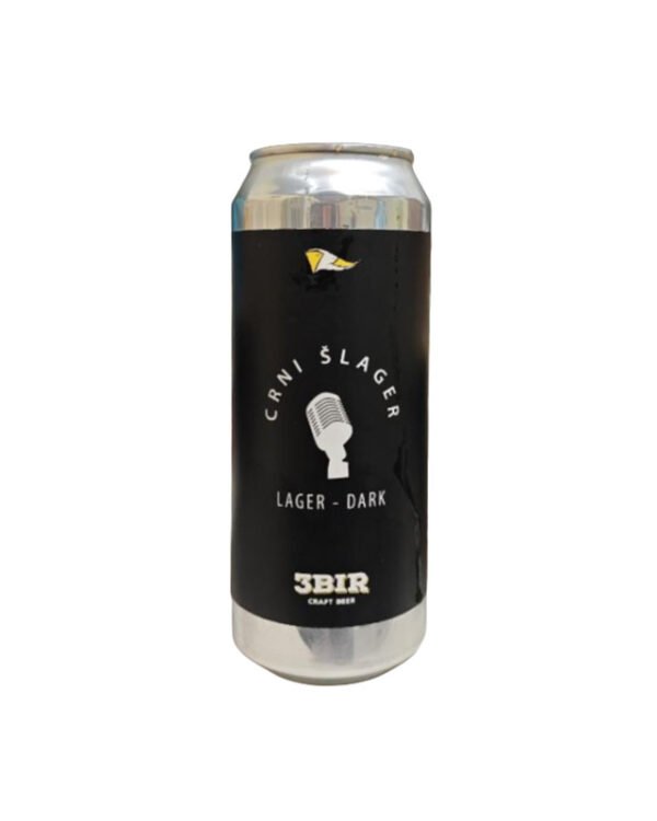 Pivo 3bir CRNI SLAGER (dark lager) 4.9% alc.