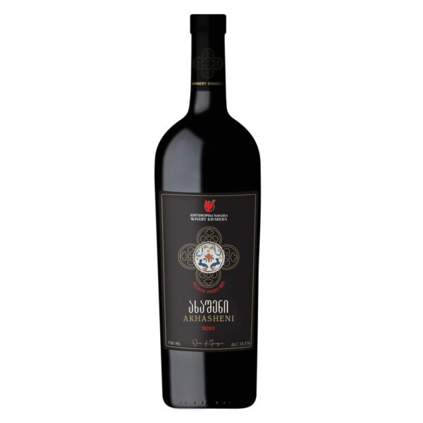 Vino Khareba Akhasheni polu slatko crno 12,5% alc.