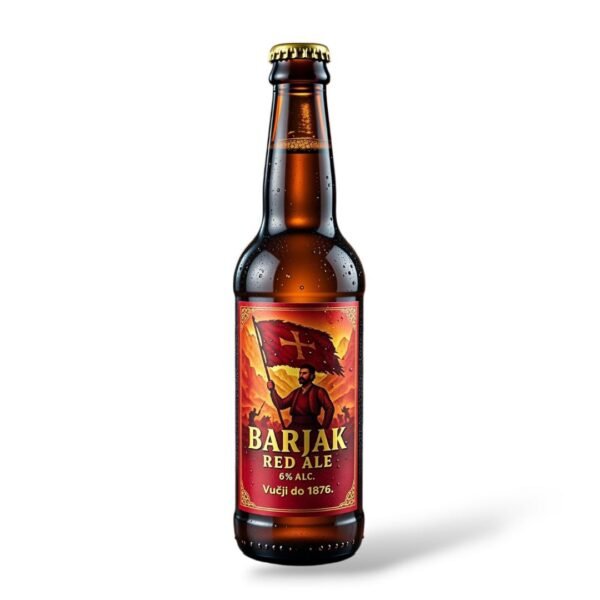 Pivo Montenegro Brewing Co Barjak Red Ale 6% alc. 330 ml staklo