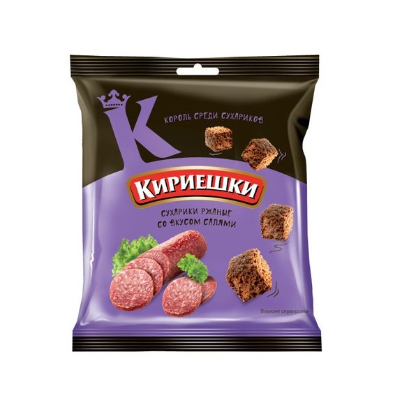 Сухарики Кириешки со вкусом салями 40 г