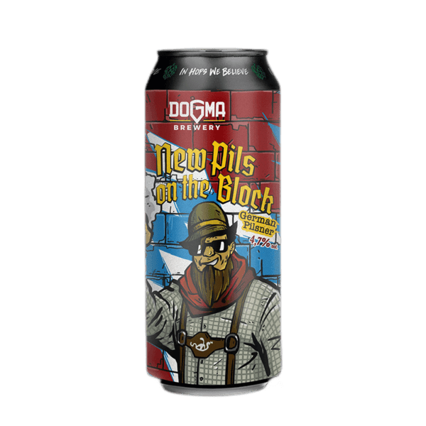 Pivo Dogma New Pils On the Block (Njemački pilsner sa hmeljom Mandarina Bavaria) 4.7% alc. 500 ml